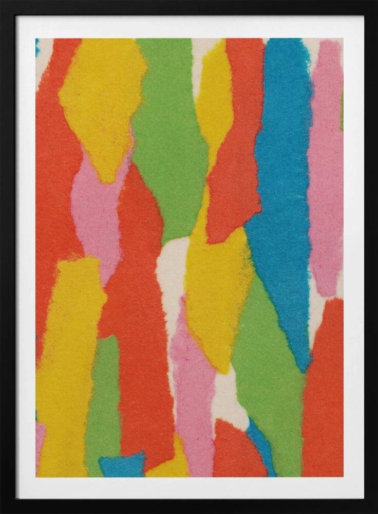 Bunte Papiercollage Nr. 1 | Poster