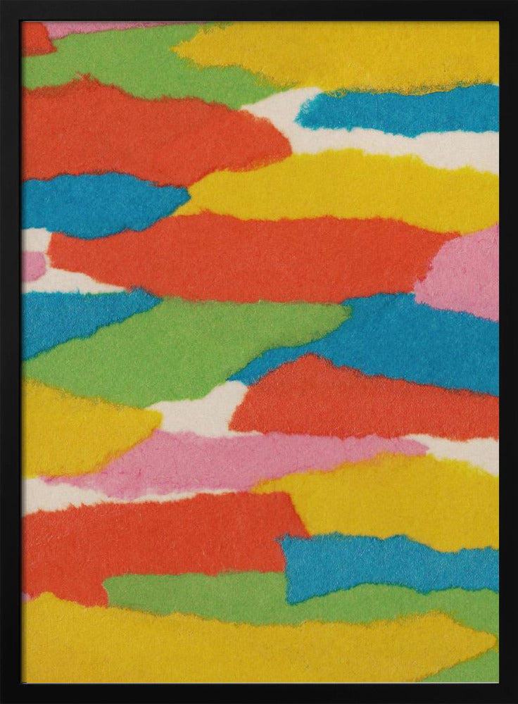 Colorful Paper Collage #2 | Poster
