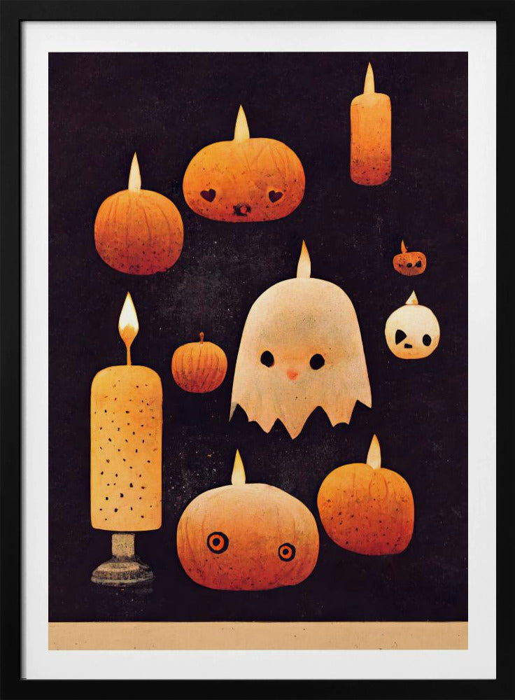 Geisterhaftes Kürbis-Glühen | Poster