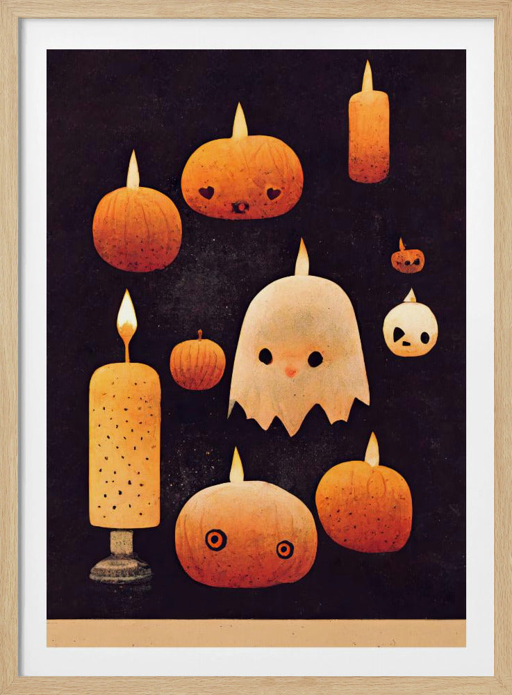 Geisterhaftes Kürbis-Glühen | Poster