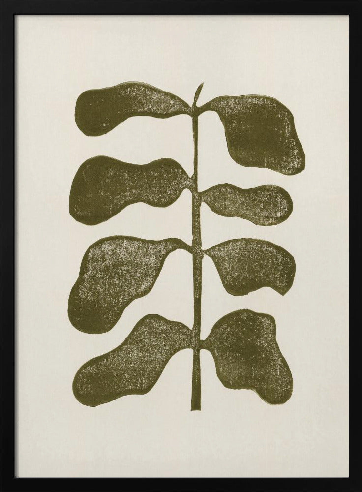 Linocut Plant | Poster