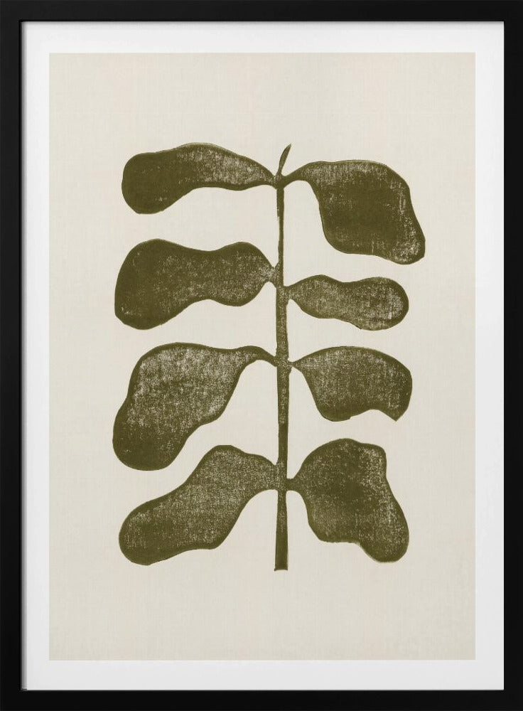Linocut Plant | Poster