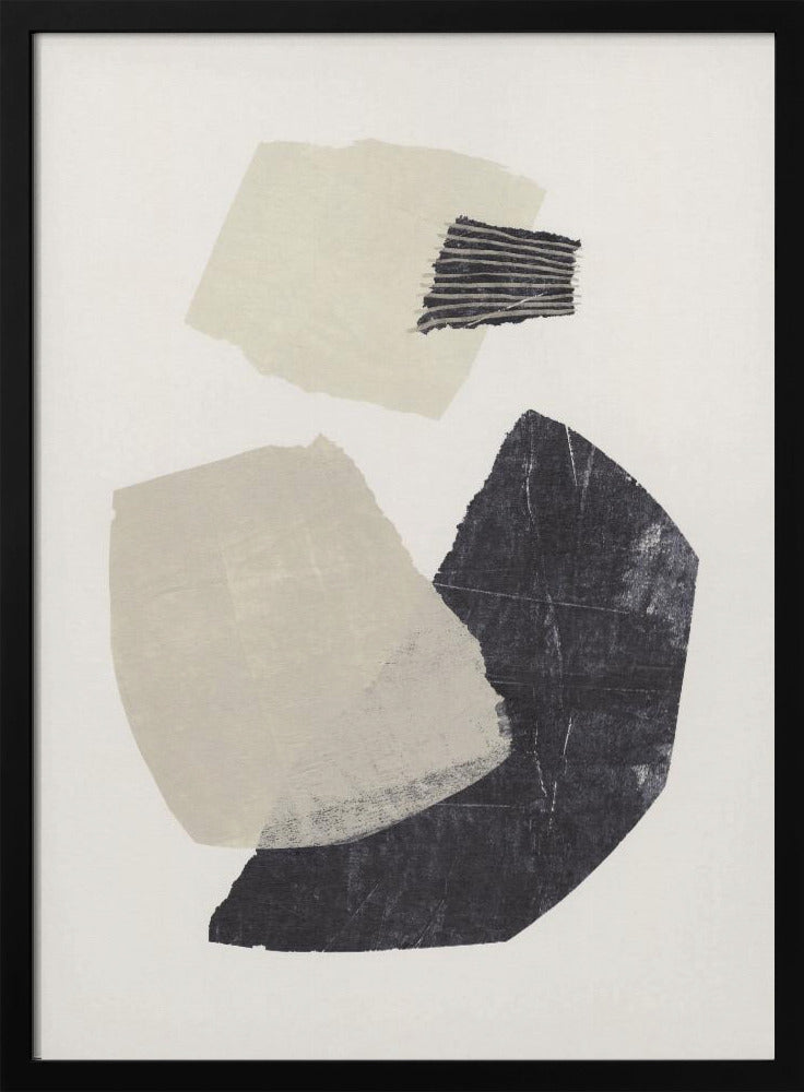 Monochrome Shapes #1 | Poster