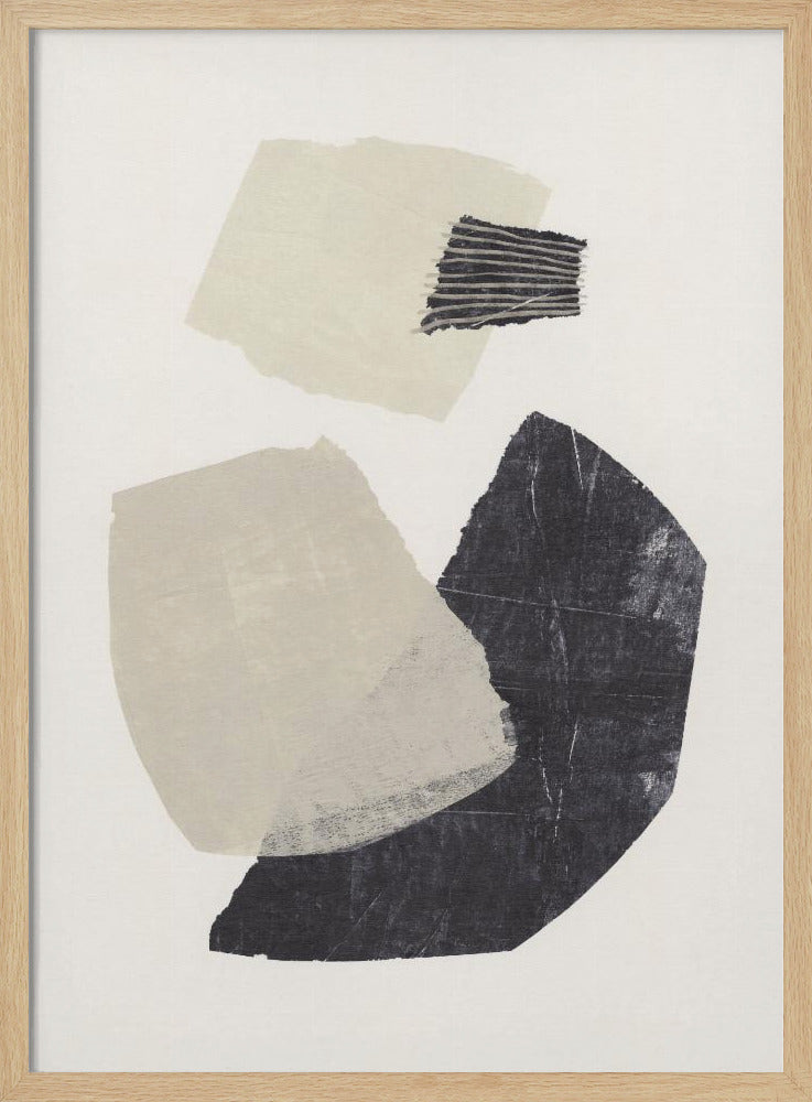 Monochrome Shapes #1 | Poster
