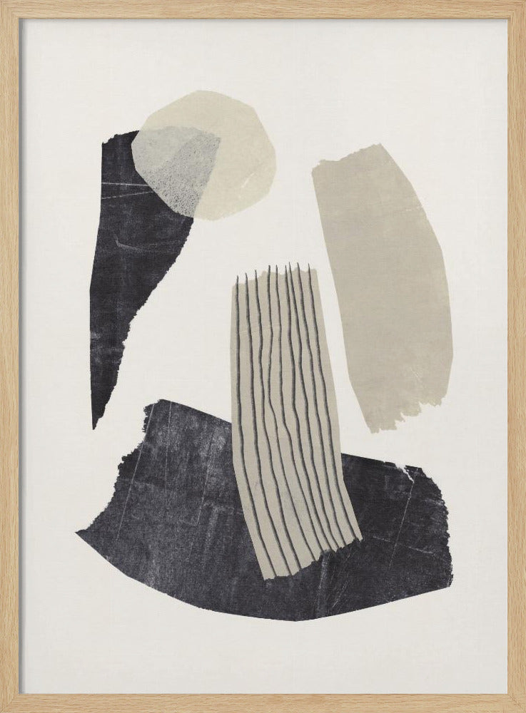 Monochrome Shapes #2 | Poster