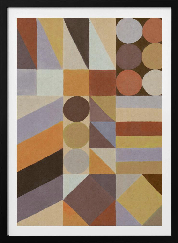 Geometric Shapes & Colors #1 | Poster