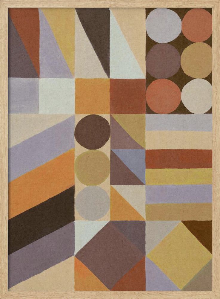 Geometric Shapes & Colors #1 | Poster