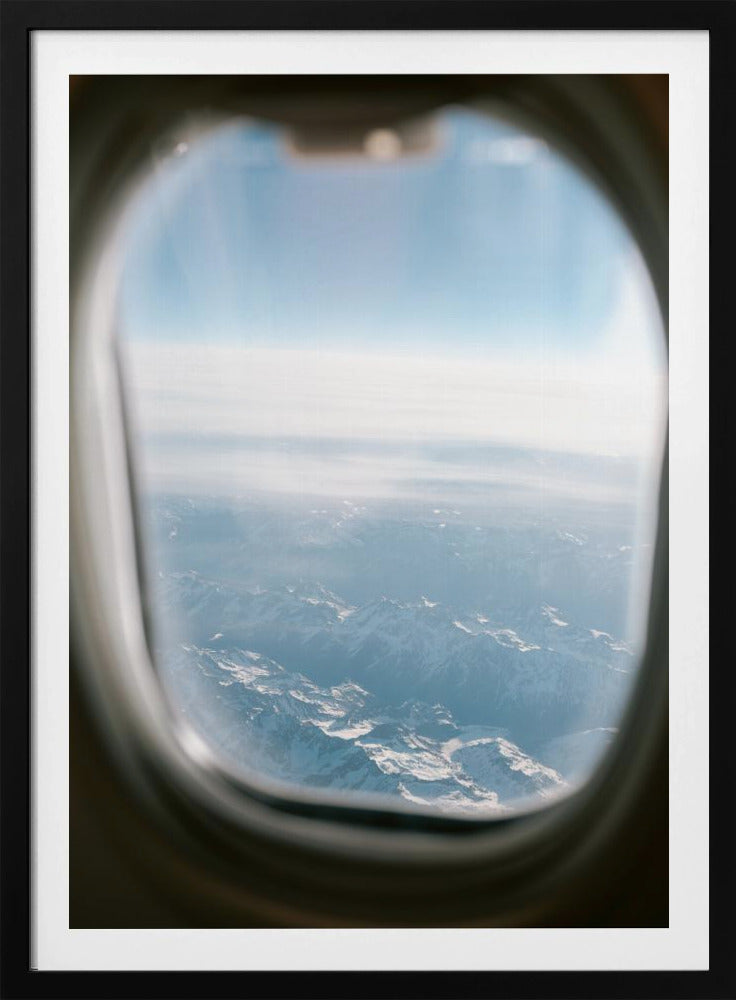 Blick aus dem Flugzeugfenster || | Poster