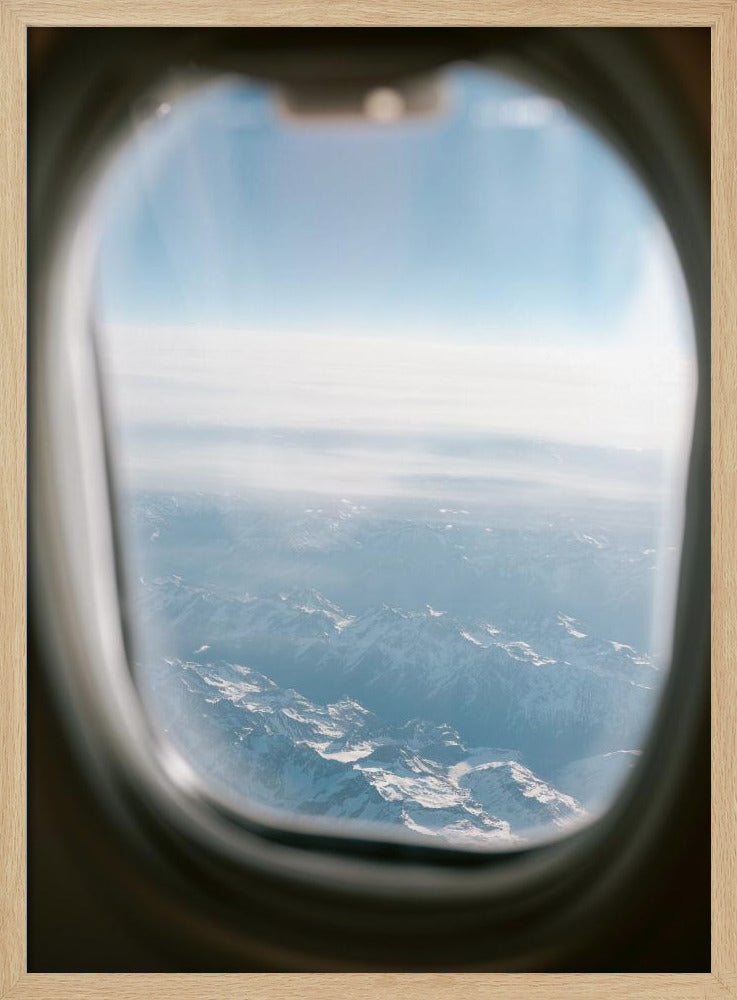 Blick aus dem Flugzeugfenster || | Poster
