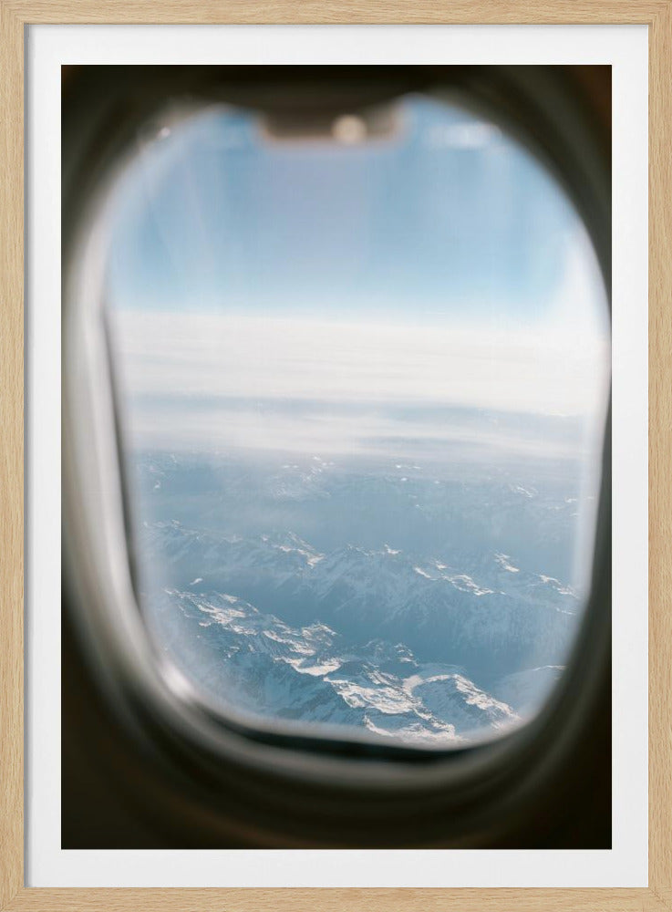 Blick aus dem Flugzeugfenster || | Poster