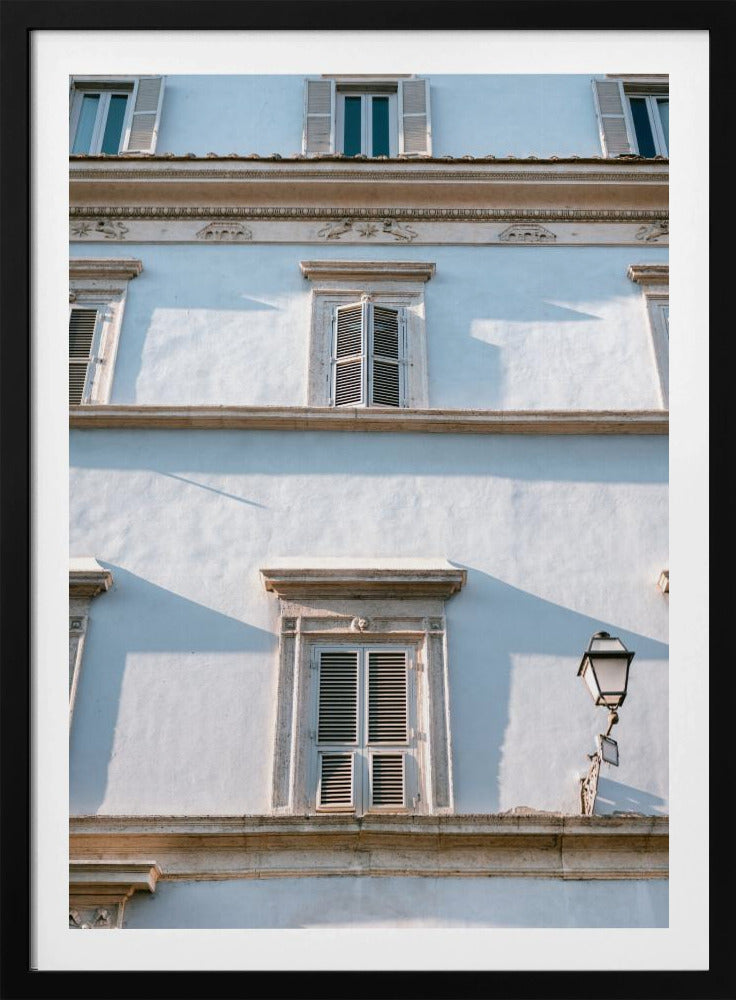 Blautöne von Rom – Italien-Reisefotografie || | Poster