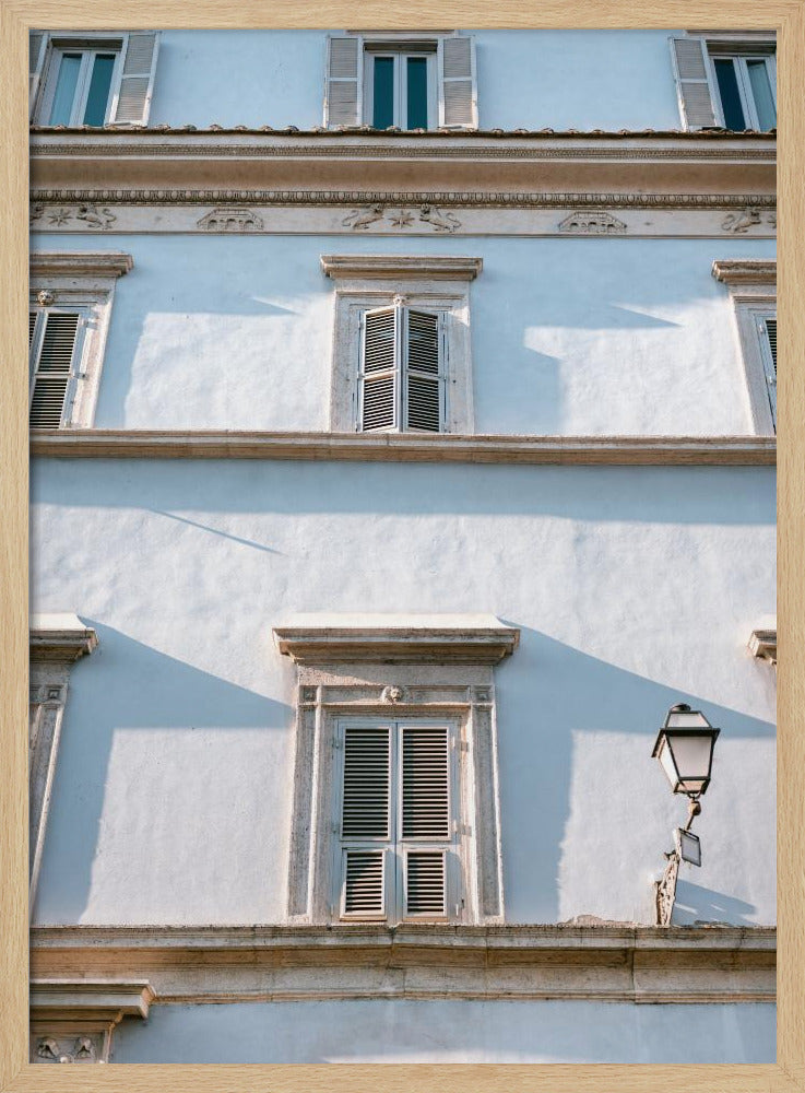 Blautöne von Rom – Italien-Reisefotografie || | Poster
