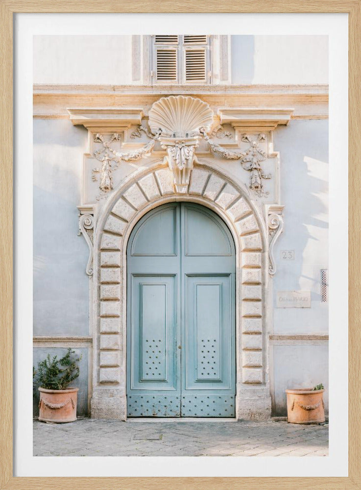 Blautöne von Rom – Italien Reisefotografie | Poster