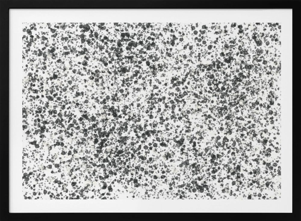Monochrome Sprenkel | Poster