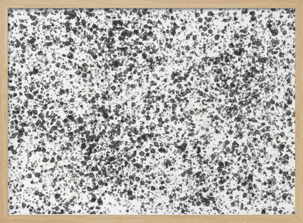 Monochrome Sprenkel | Poster