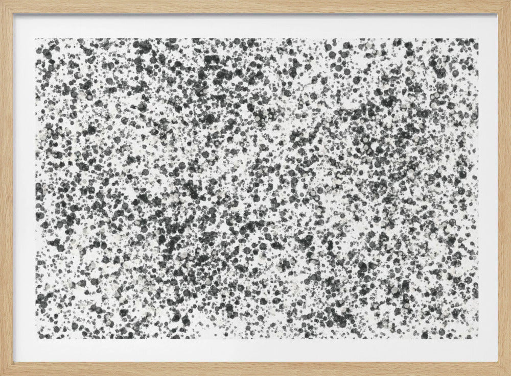 Monochrome Sprenkel | Poster