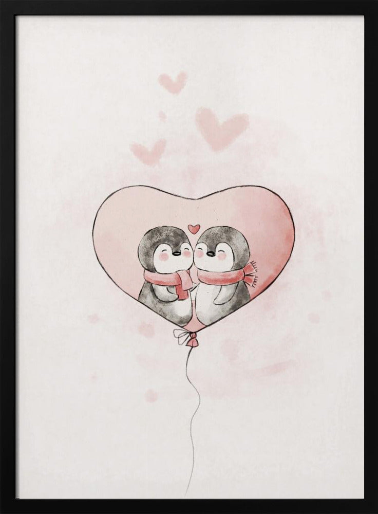 Verliebter Pinguin | Poster