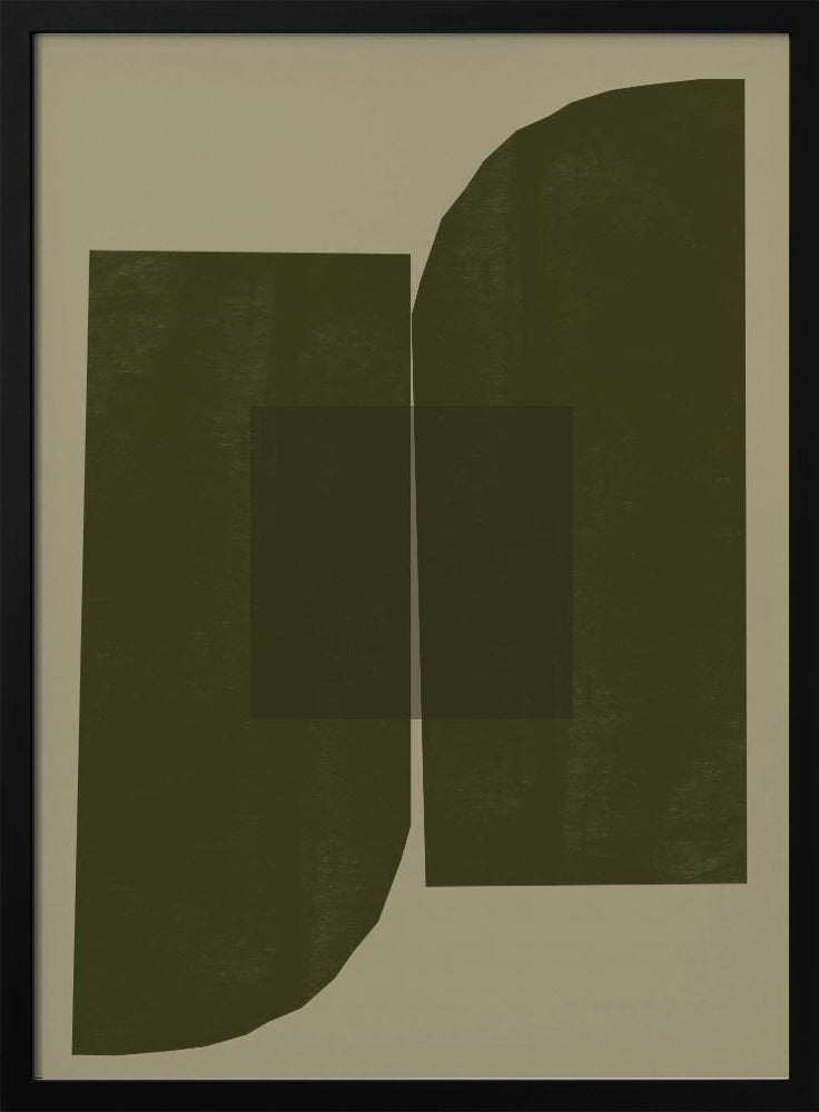 Dunkle geometrische Formen | Poster