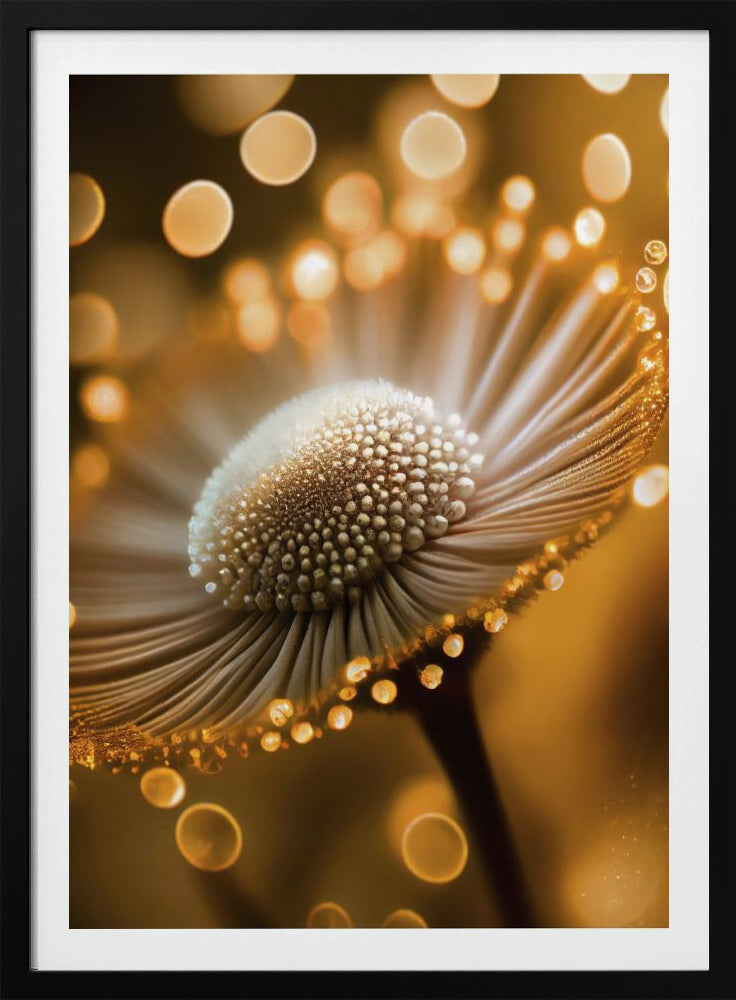 Goldener Blütenblatttraum | Poster