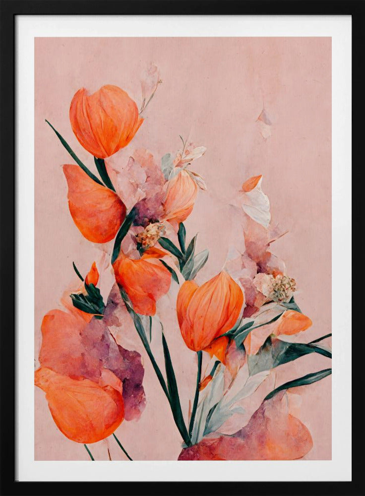 Blütenblätter und Eleganz | Poster