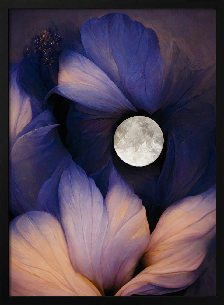 Mondbeschienene Blüten | Poster