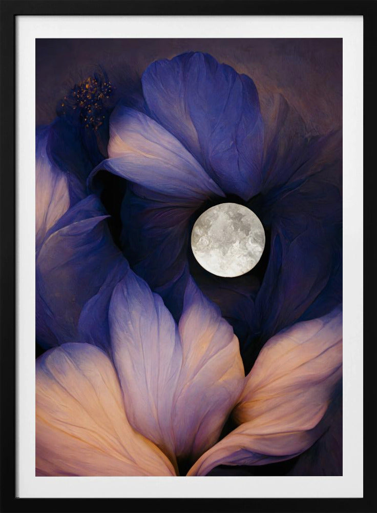 Mondbeschienene Blüten | Poster
