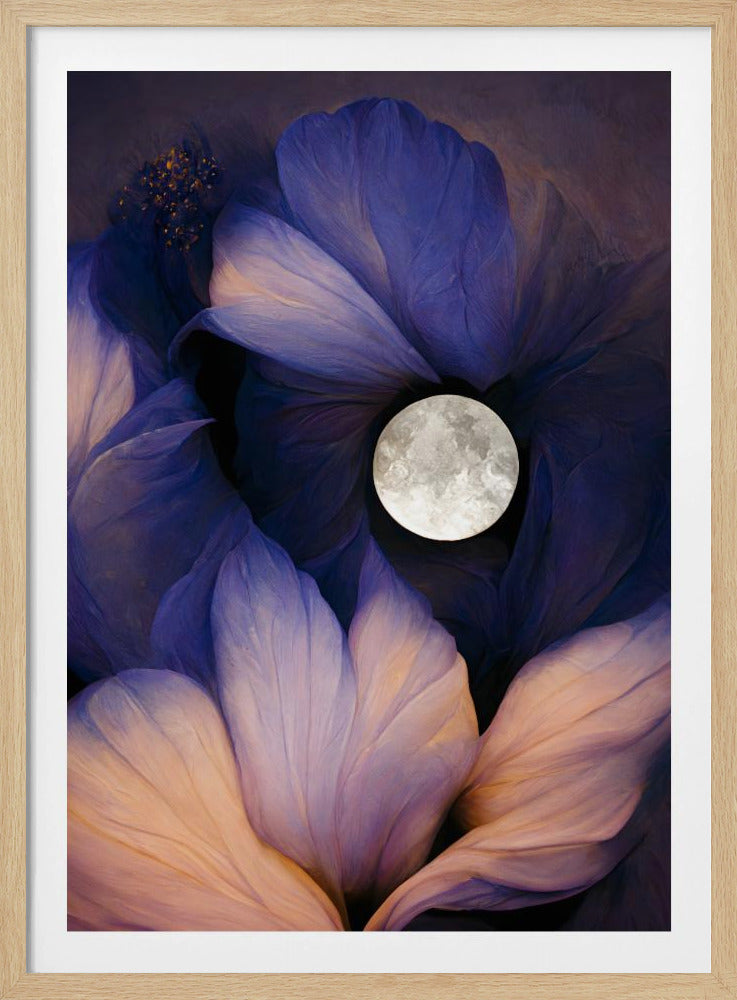 Mondbeschienene Blüten | Poster