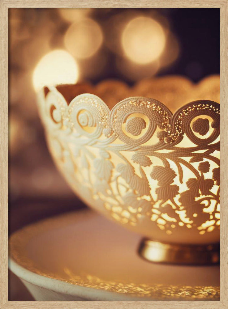 Goldener Spitzenglanz | Poster
