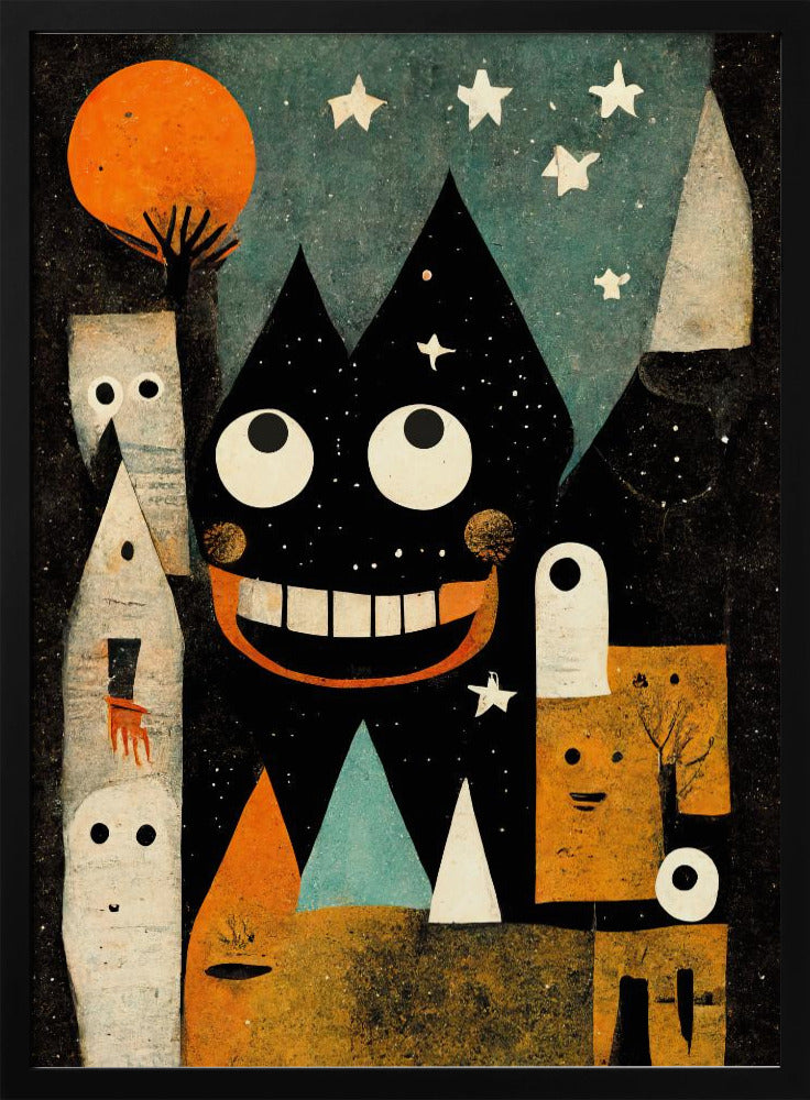 Wunderliche Nachtlandschaft | Poster