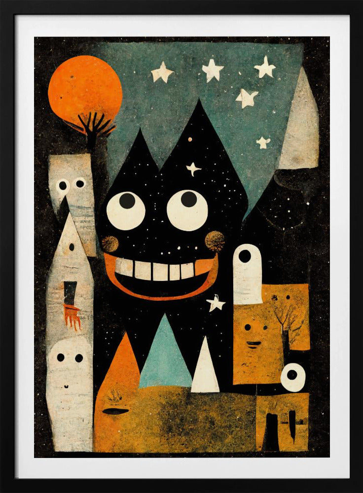 Wunderliche Nachtlandschaft | Poster