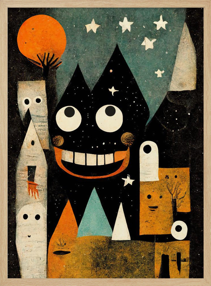 Wunderliche Nachtlandschaft | Poster