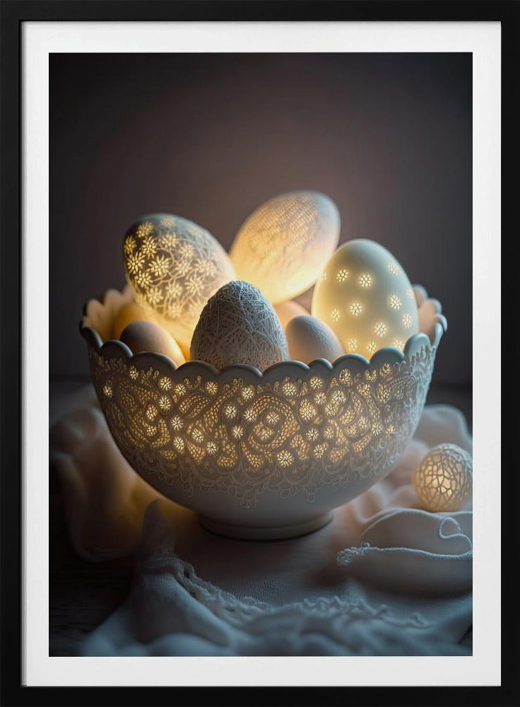 Strahlende Eier-Eleganz | Poster