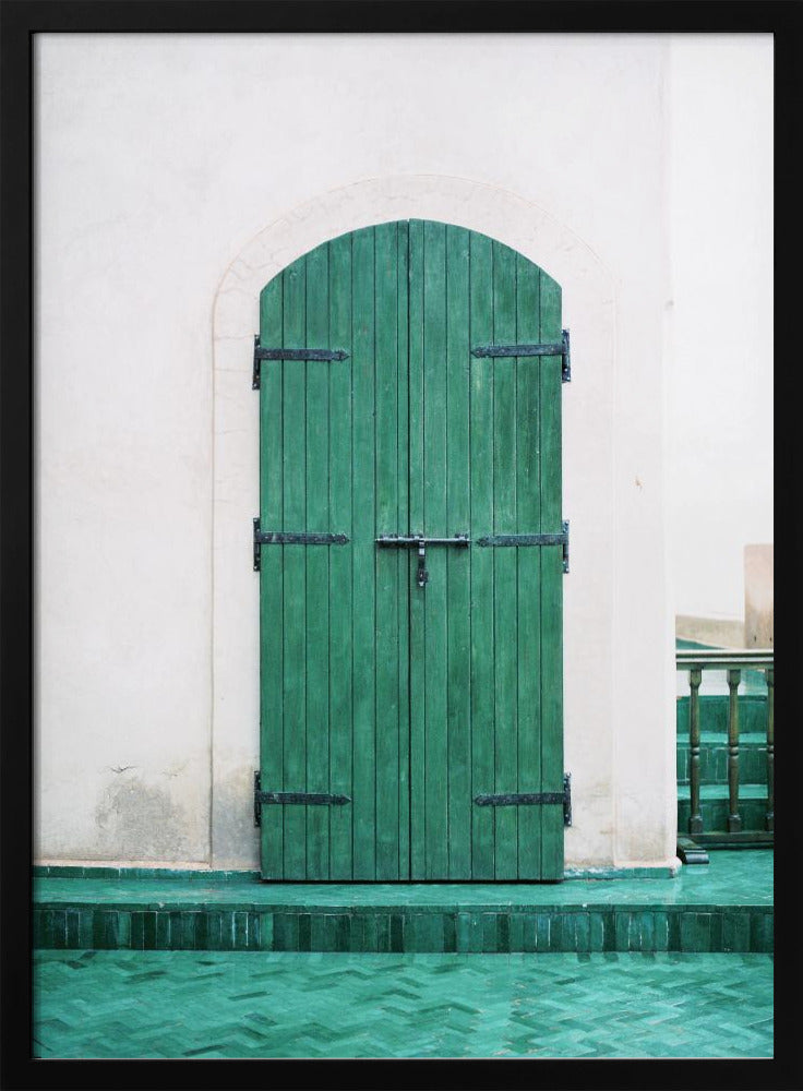 Marrakesch Grüne Tür | Poster
