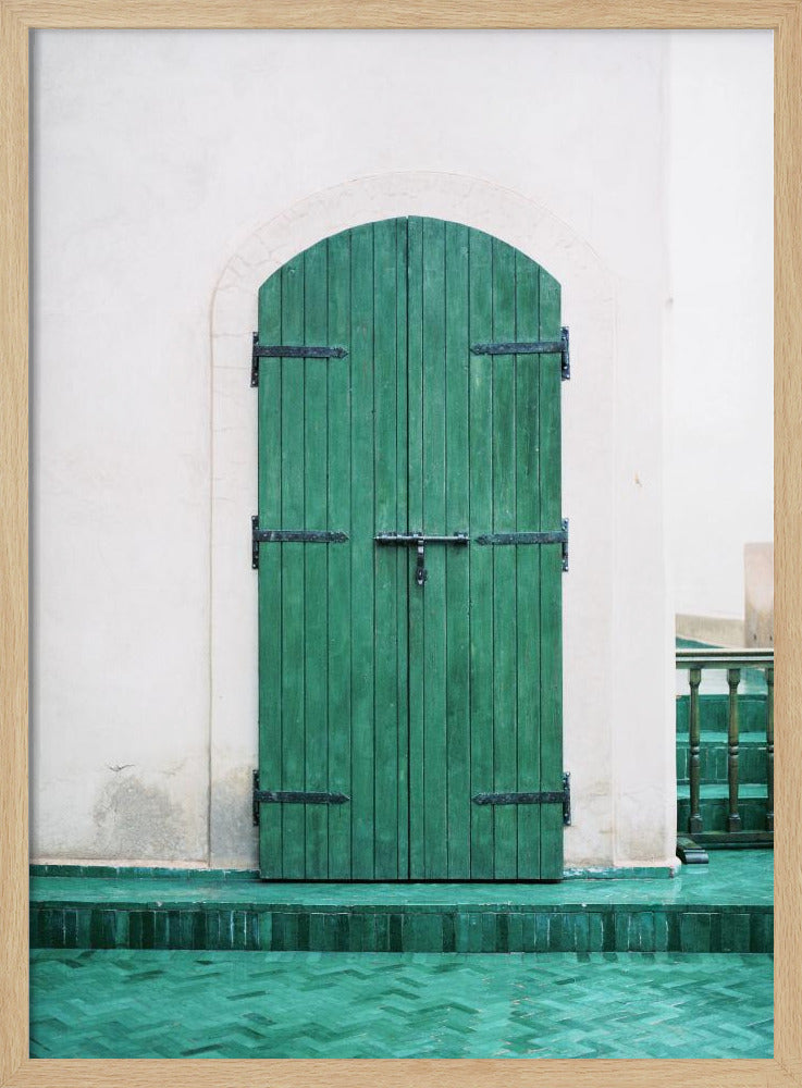 Marrakesch Grüne Tür | Poster