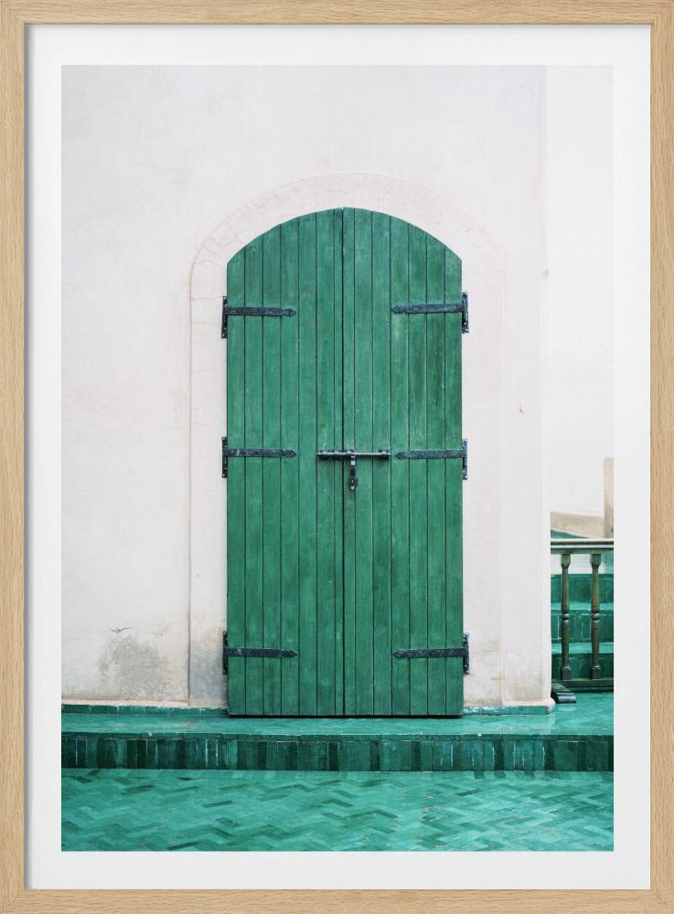 Marrakesch Grüne Tür | Poster
