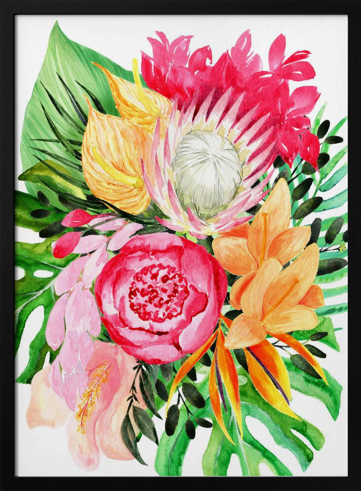 Celia tropical bouquet | Poster