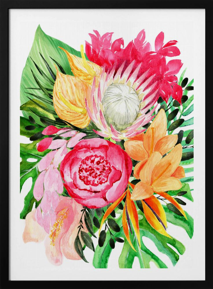 Celia tropical bouquet | Poster