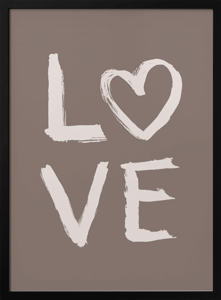 LIEBE Toothy Brown | Poster