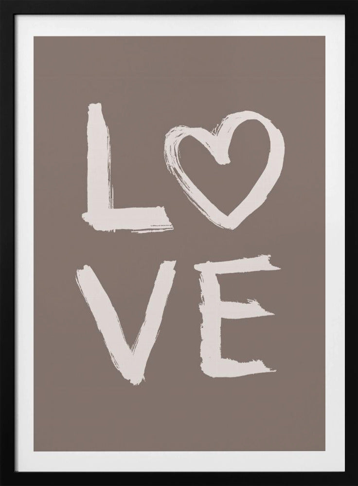 LIEBE Toothy Brown | Poster