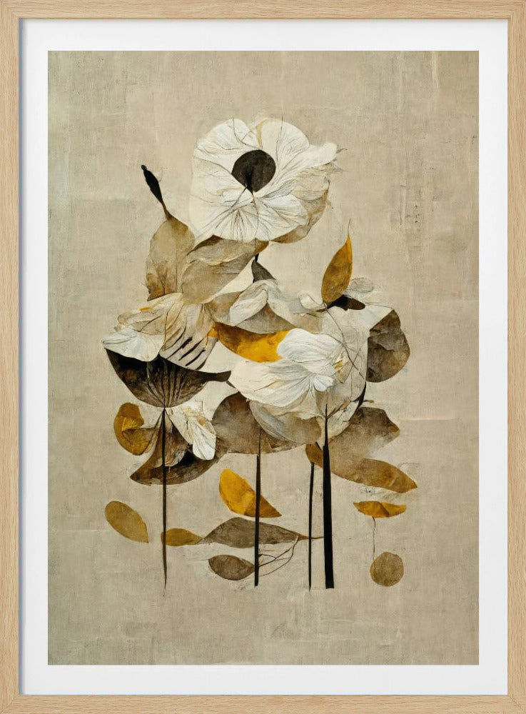 Blütenblätter und Blätter | Poster