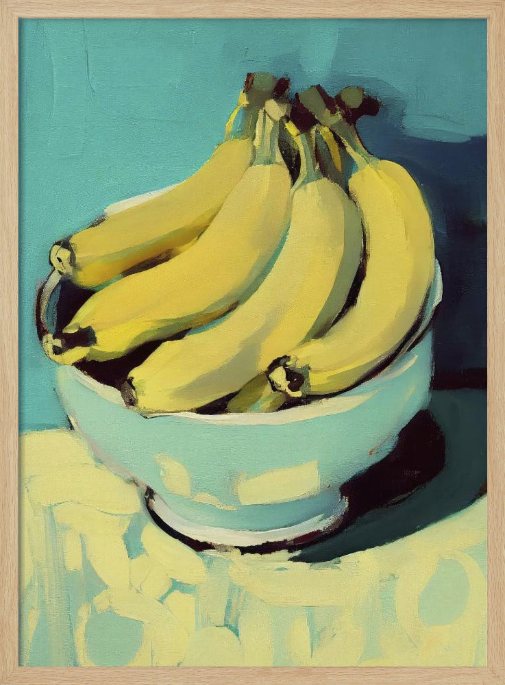 Schüssel mit Bananen | Poster