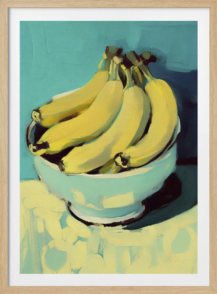 Schüssel mit Bananen | Poster
