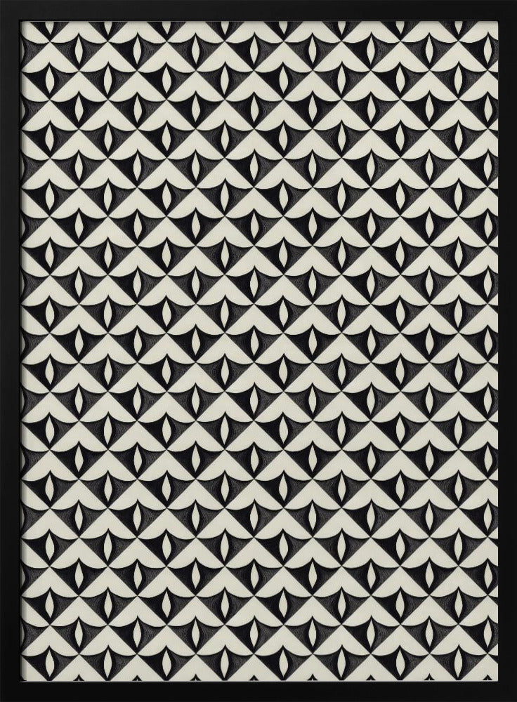 Monochrome Wellen | Poster