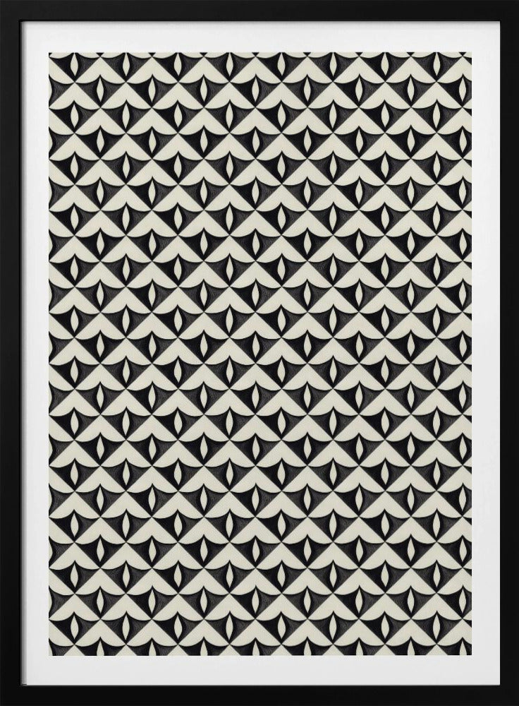 Monochrome Wellen | Poster