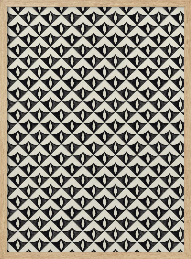 Monochrome Wellen | Poster