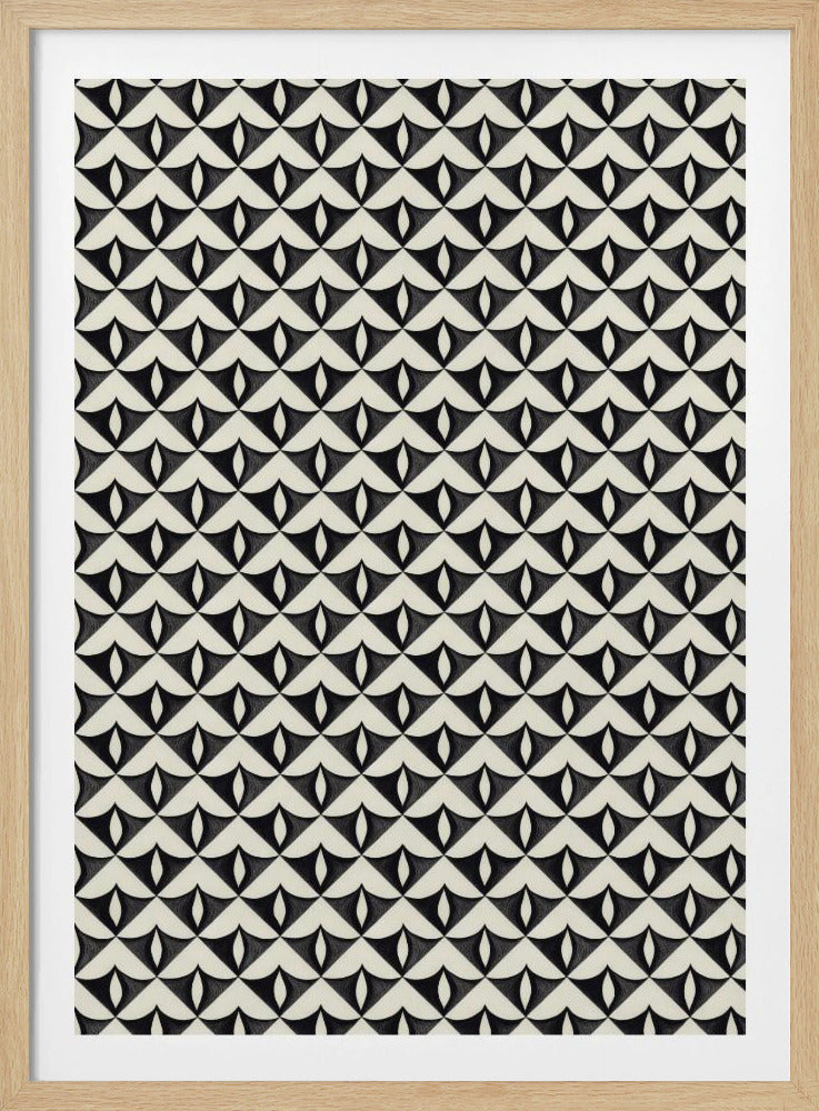 Monochrome Wellen | Poster