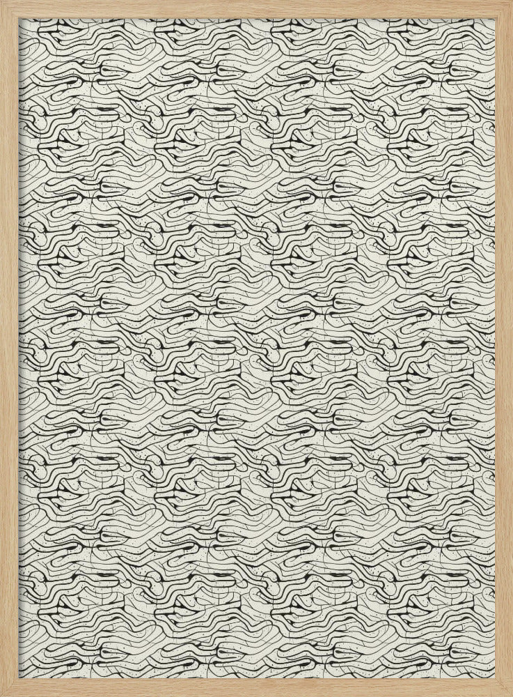 Endloses Kurvenlabyrinth | Poster