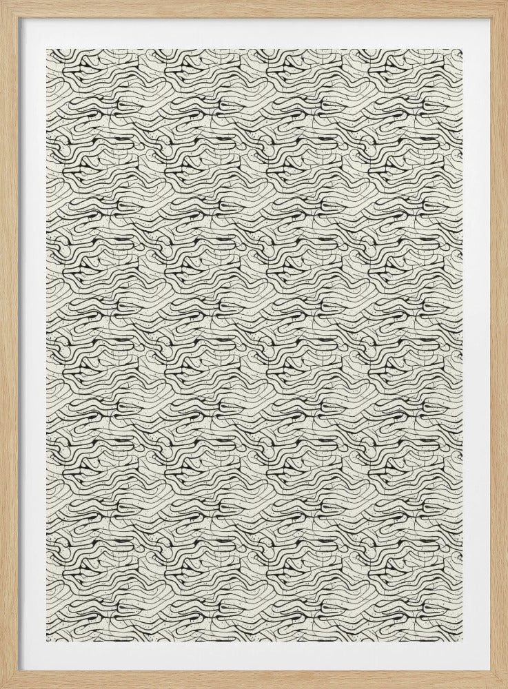 Endloses Kurvenlabyrinth | Poster