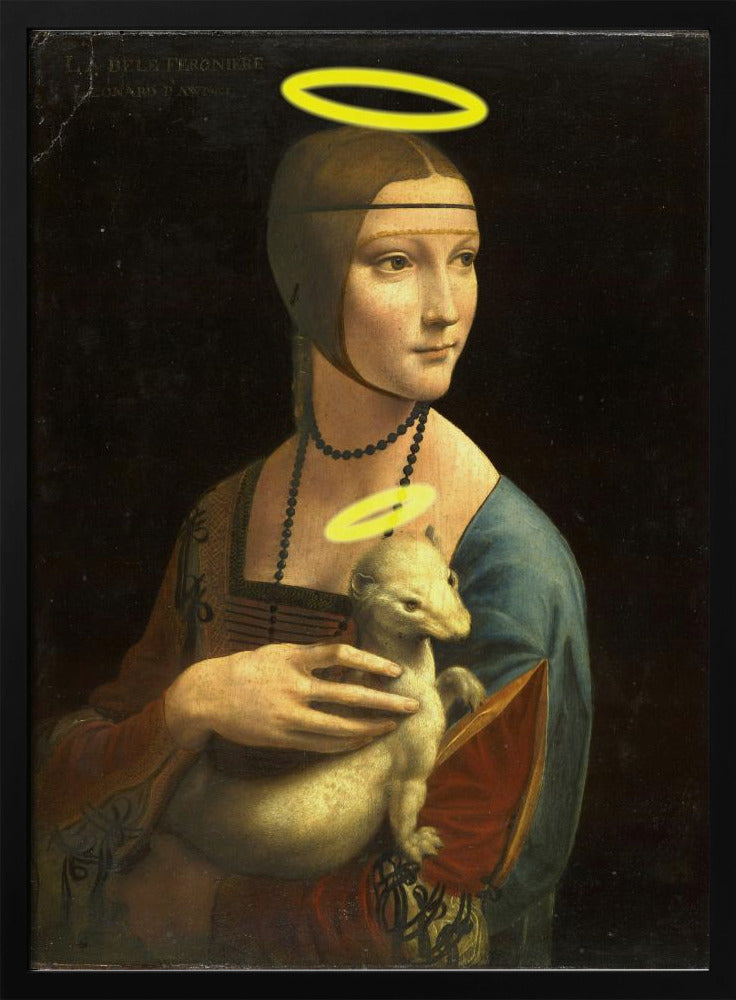 Dame mit Heiligenschein | Poster