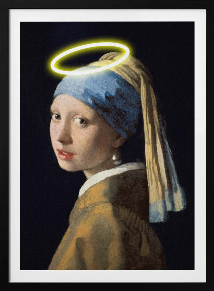 Mädchen mit Heiligenschein | Poster
